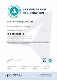 ISO27001 Certificate